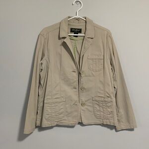 Eddie Bauer Lightweight Jacket Large Beige
